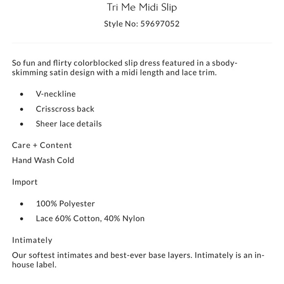 Free People Tri Me Midi Slip Dress - Picture 4 of 4